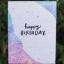 Happy Birthday Card Crystals 